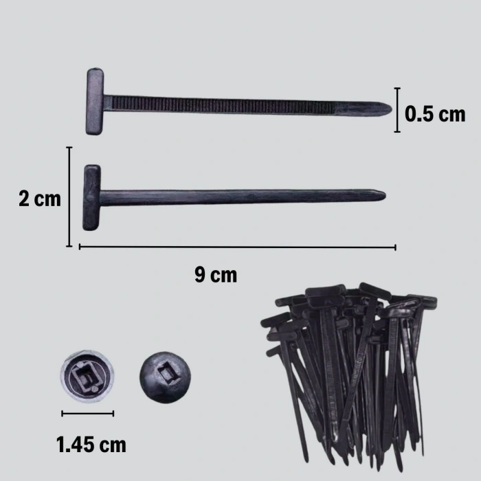 Plastik Bağlantı Elemanları 30lu Set (4887)