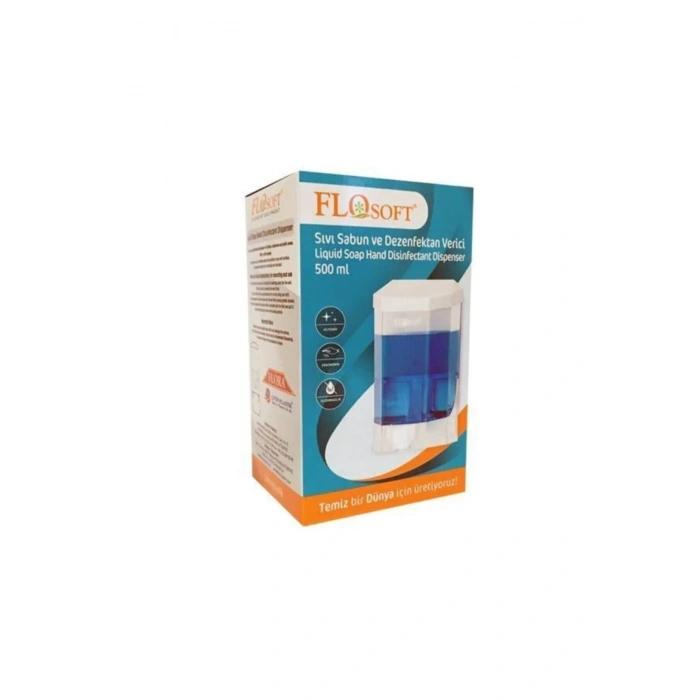 Plastik Büyük Şeffaf Sıvı Sabunluk 1000 Ml. -F086