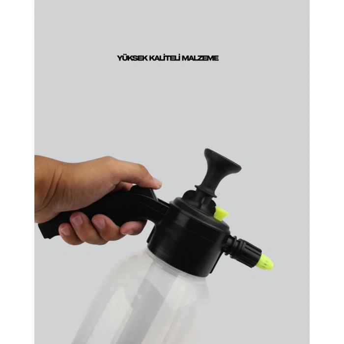 Pompalı Köpük Püskürtücü 2 Litre Dayanıklı Manuel Basınçlı Yıkama Şişesi