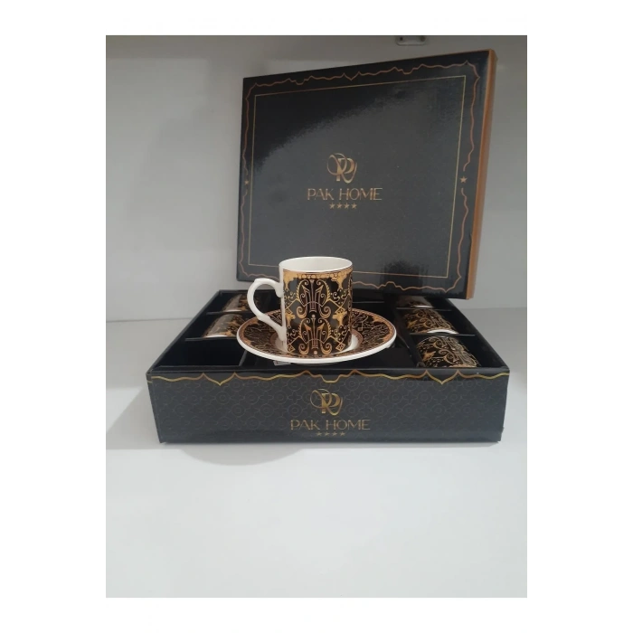 Porselen 6 Lı Lüks Kahve Fincan Takımı -PAK-2206