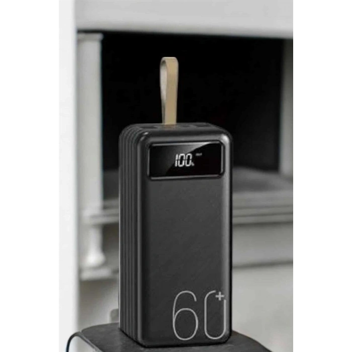 Powerbank 60.000 Mah 4 Portlu Uzun Şarj Süreli Dijital Göstergeli