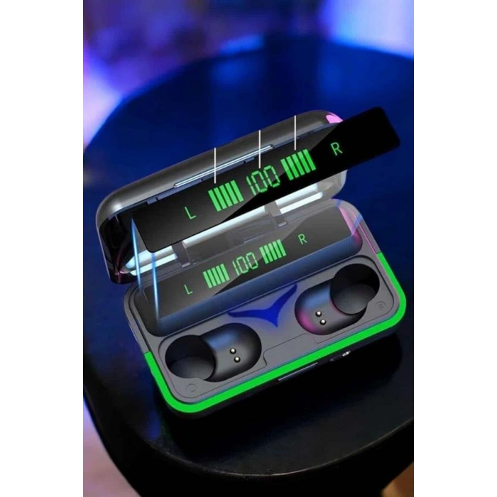Powerbank Özellikli Kablosuz Bluetooth Kulaklık Rgb Işıklı