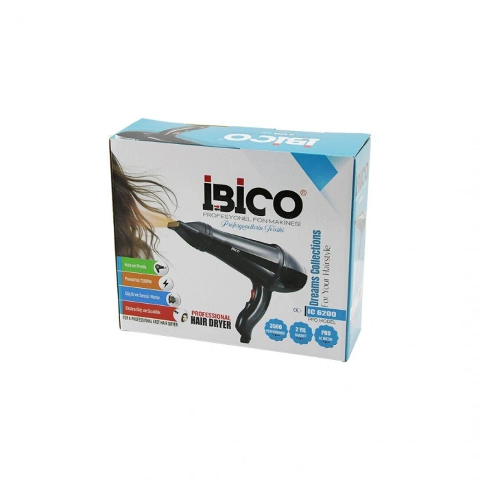 PROFESSIONAL SAÇ KURUTMA - FÖN MAKİNESİ 3500 PERFORMANS - 2500W