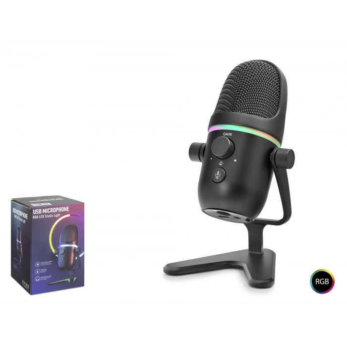 Profesyonel Çift Modlu Rgb Mikrofon 192 Khz / 24 Bit Type-C - Siyah ME5