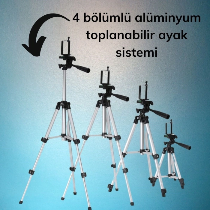 Profesyonel Fotoğraf Makinası Tripodu (4887)