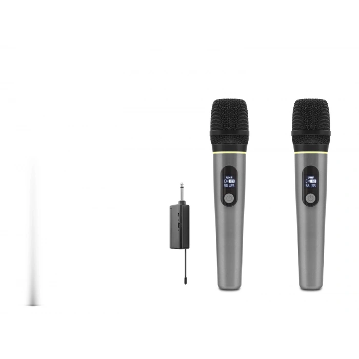 Profesyonel Kablosuz Uhf 2 Mikrofonlu Set 6.35 Mm - Gri HDX2791G