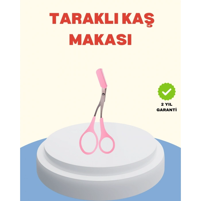 Profesyonel Taraklı Kaş Makası – Evde Ve Salon Kullanımına Uygun