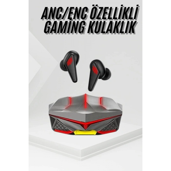 Profesyonel Tws Işıklı Kablosuz Bluetooth Kulaklık Oyuncu Kulaklığı