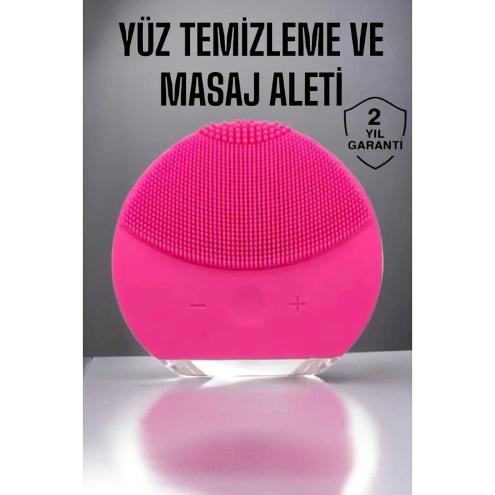 Profesyonel Yüz Temizleme Masaj Aleti Su Geçirmez Kablosuz Şarj Özellikli Kolay Temizlenebilir