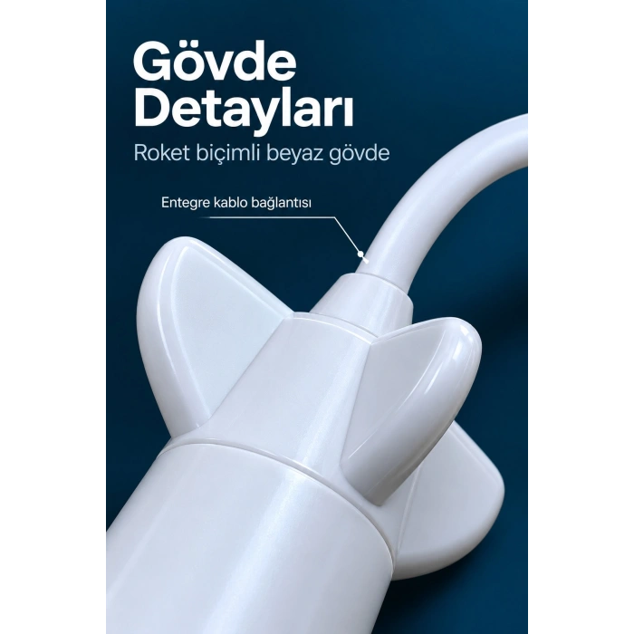 Projeksiyon Lambası Usb Bağlantılı Çevirmeli Netlik Ayarlı