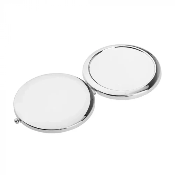 Promosyon Yuvarlak Cep Aynası Gümüş Renk