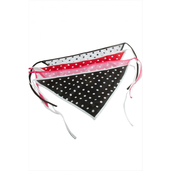 Puantiyeli Desenli Bohem Bandana