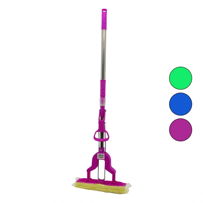 PVA MOP SIKMA KOLLU - SÜNGER MOP KROM UZAYAN SAP=75-95CM+RENKLİ PLS.BAŞLIK=115CMBRKT-910262 (4887)