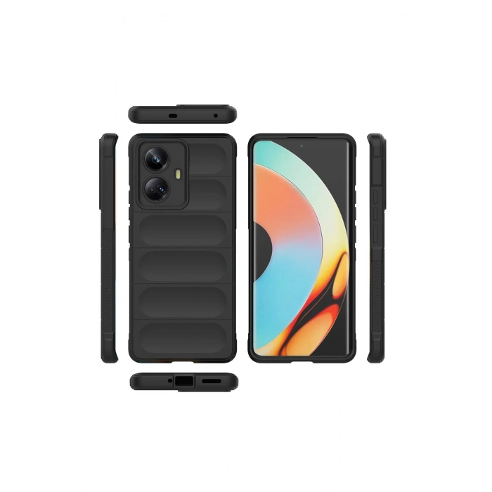 Realme 10 Pro 5G Kılıf Optimum Silikon - Kırmızı