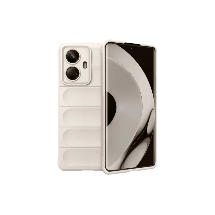 Realme 10 Pro 5G Kılıf Optimum Silikon - Krem