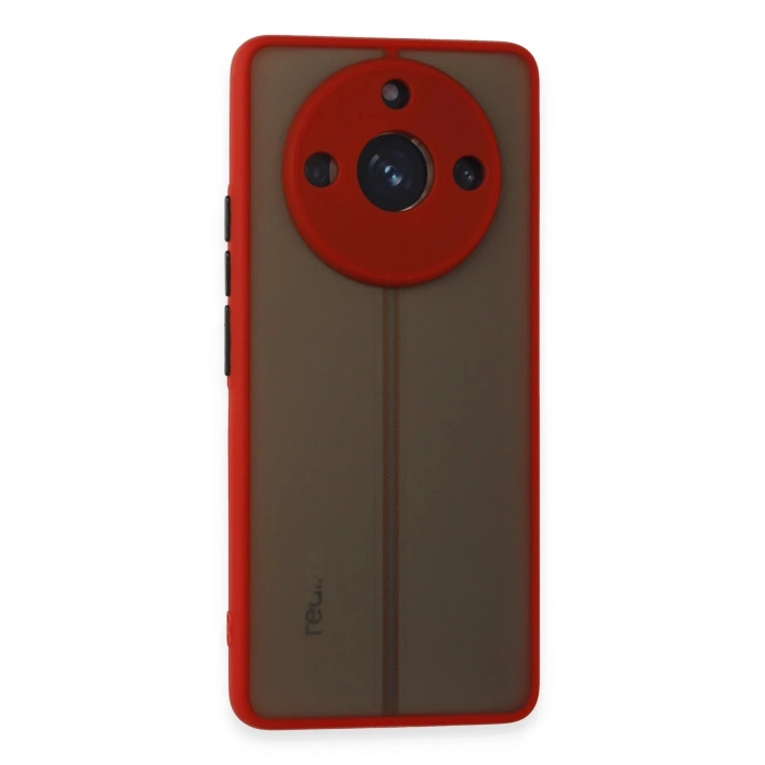 Realme 11 Pro Kılıf Montreal Silikon Kapak - Kırmızı