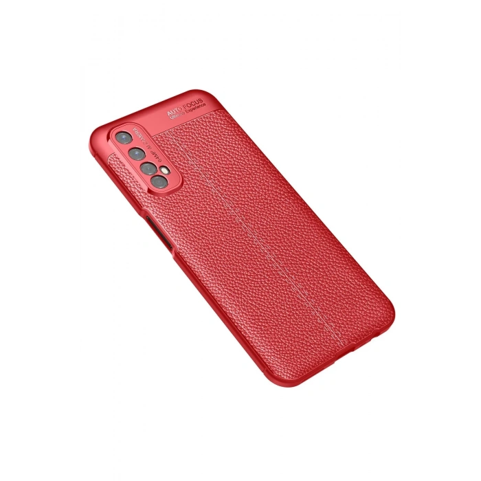 Realme 7 Kılıf Auto Focus Kapak - Kırmızı