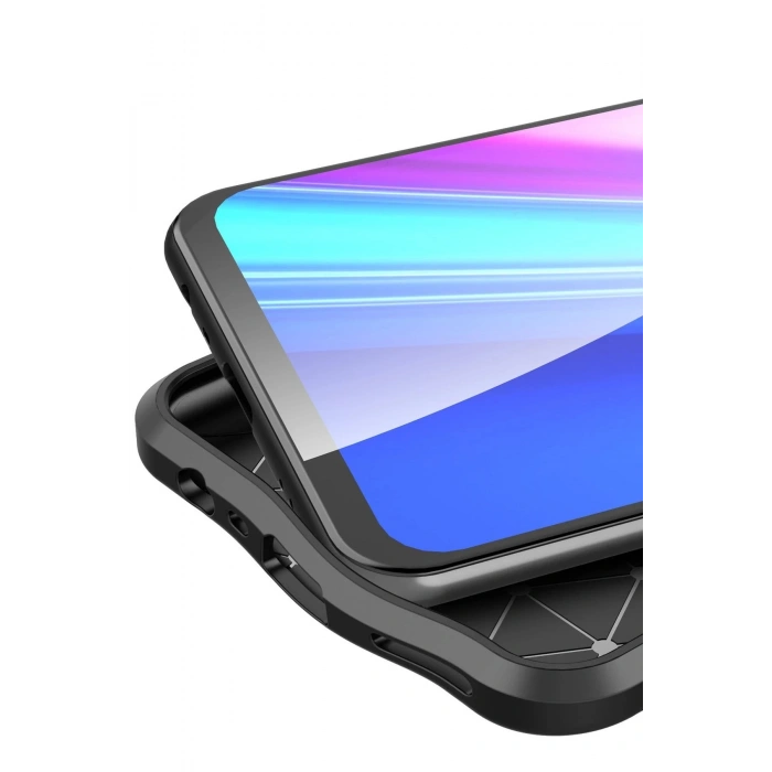 Realme 7 Kılıf Auto Focus Kapak - Kırmızı