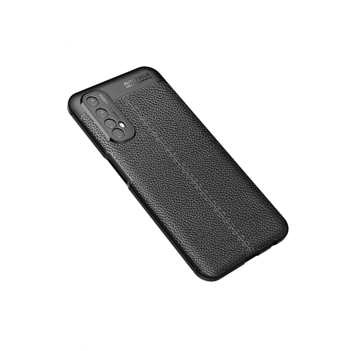 Realme 7 Kılıf Auto Focus Kapak - Siyah