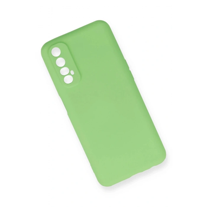 Realme 7 Kılıf First Silikon - Yeşil