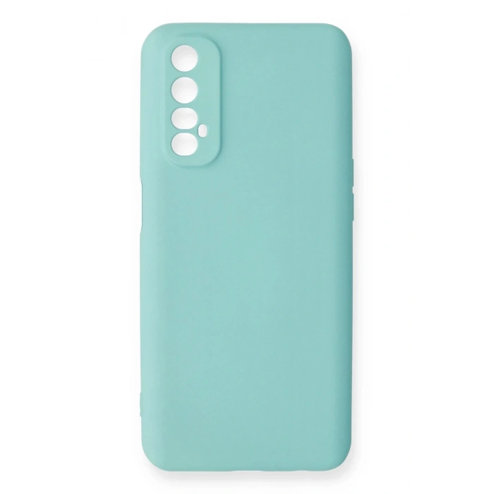 Realme 7 Kılıf Nano içi Kadife Silikon - Turkuaz