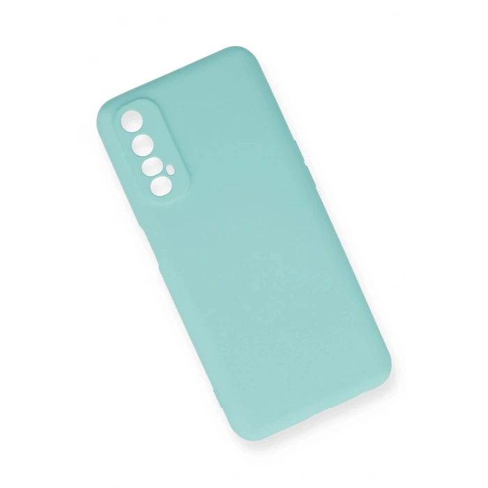 Realme 7 Kılıf Nano içi Kadife Silikon - Turkuaz