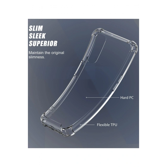 Realme 7 Kılıf Olex Tpu Silikon - Şeffaf