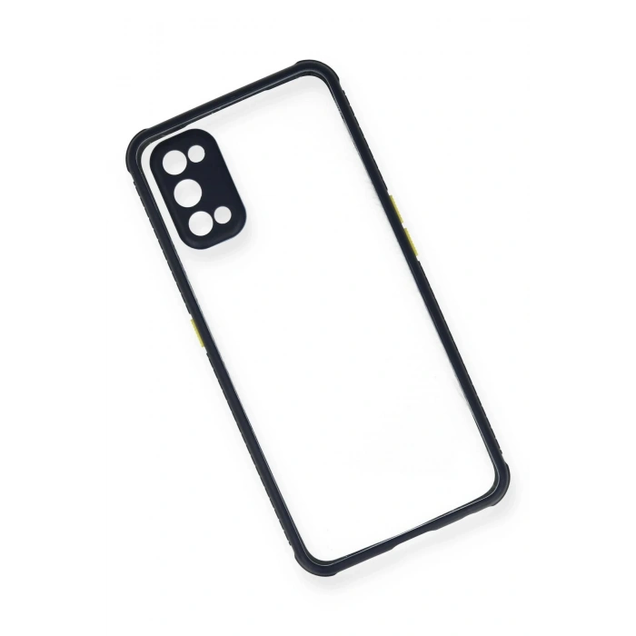 Realme 7 Pro Kılıf Miami Şeffaf Silikon - Lacivert