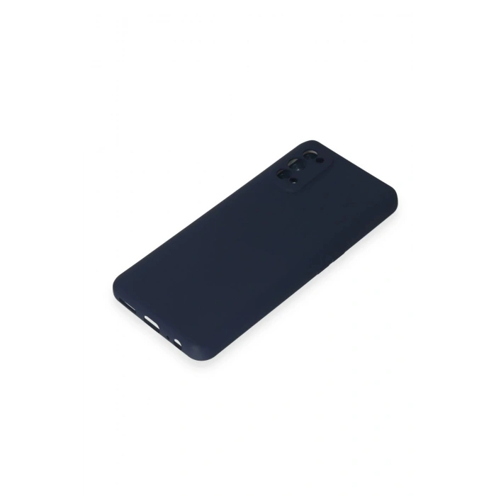 Realme 7 Pro Kılıf Nano içi Kadife Silikon - Lacivert