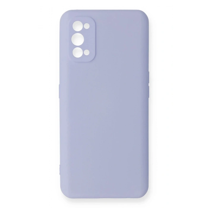 Realme 7 Pro Kılıf Nano içi Kadife Silikon - Lila
