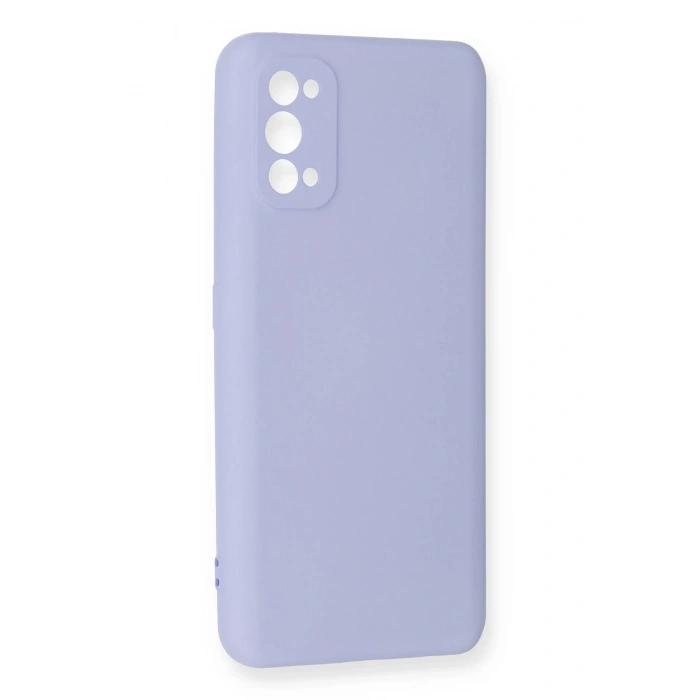 Realme 7 Pro Kılıf Nano içi Kadife Silikon - Lila