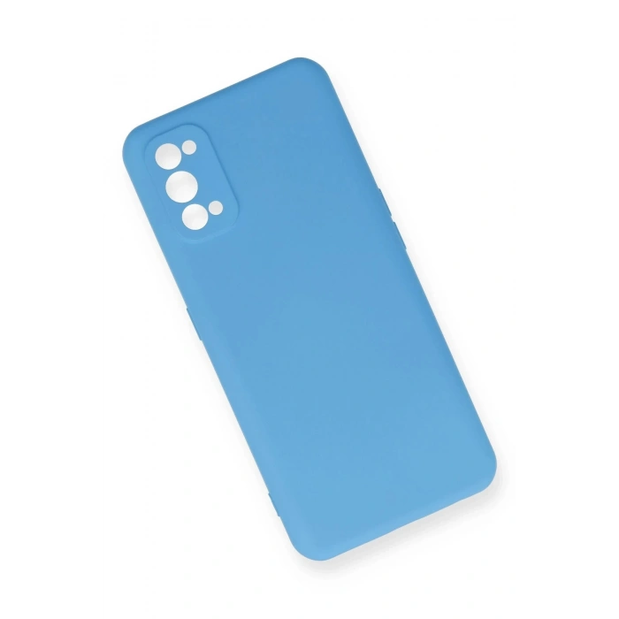 Realme 7 Pro Kılıf Nano içi Kadife Silikon - Mavi