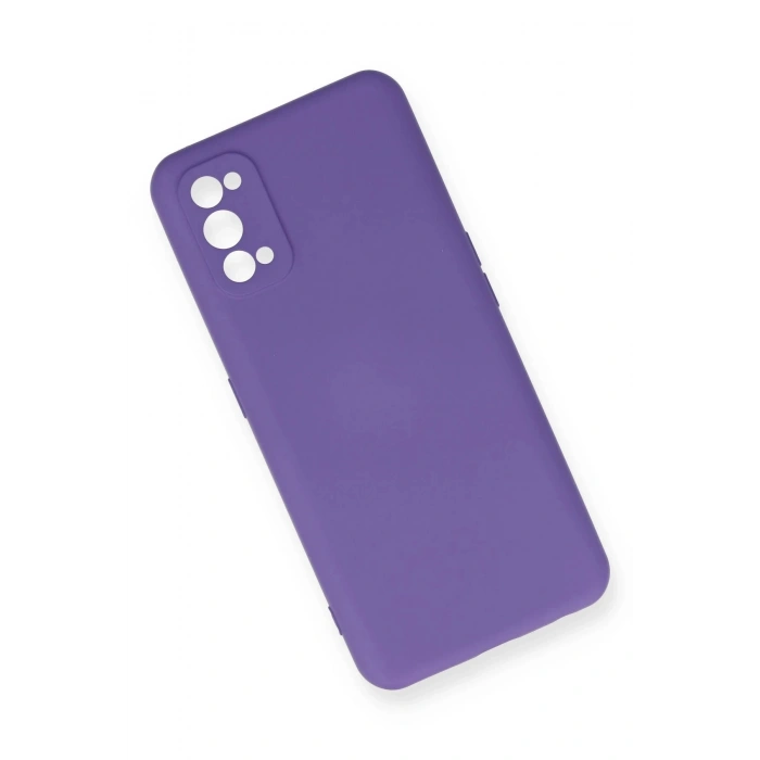 Realme 7 Pro Kılıf Nano içi Kadife Silikon - Mor