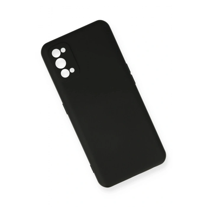 Realme 7 Pro Kılıf Nano içi Kadife Silikon - Siyah