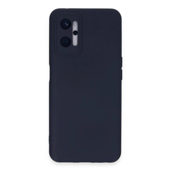 Realme 9i 4G Kılıf Nano içi Kadife Silikon - Lacivert