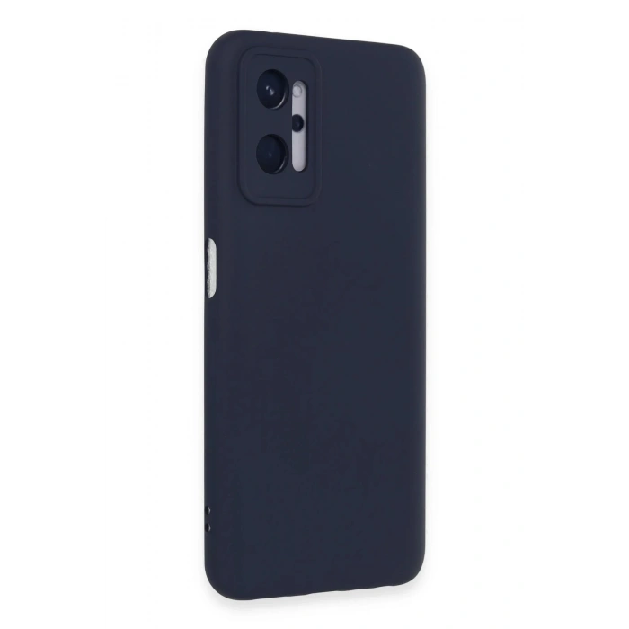 Realme 9i 4G Kılıf Nano içi Kadife Silikon - Lacivert