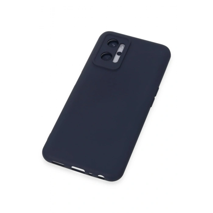 Realme 9i 4G Kılıf Nano içi Kadife Silikon - Lacivert