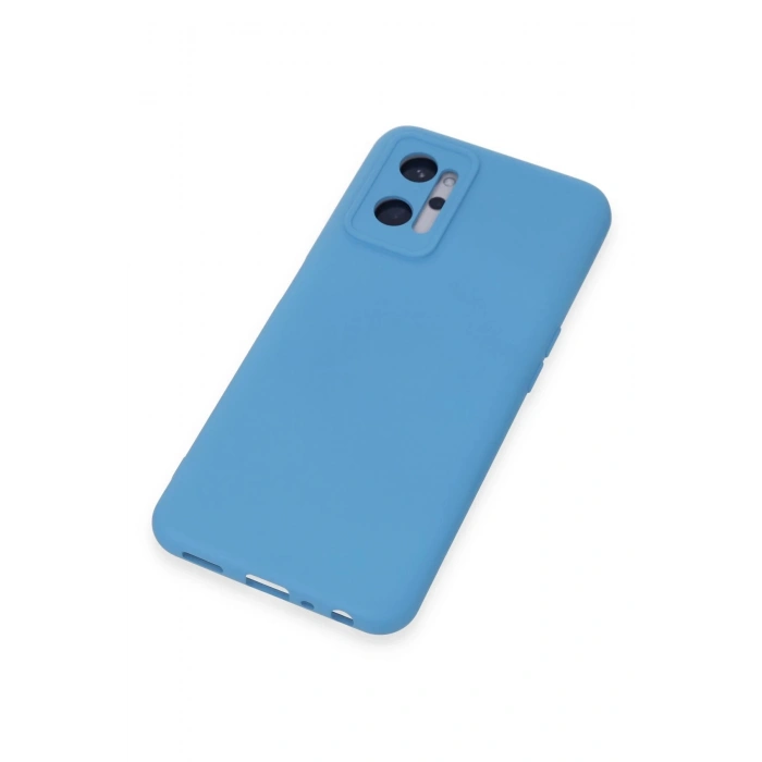 Realme 9i 4G Kılıf Nano içi Kadife Silikon - Mavi