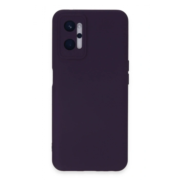 Realme 9i 4G Kılıf Nano içi Kadife Silikon - Mor