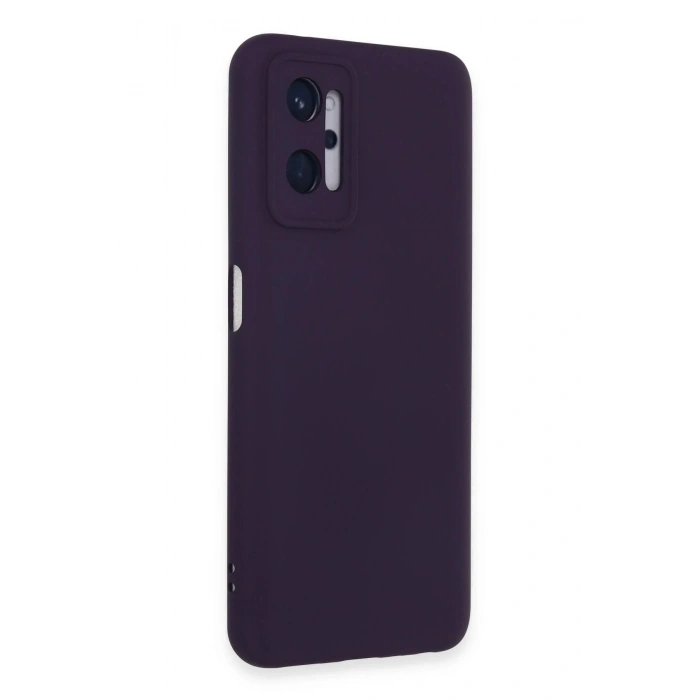 Realme 9i 4G Kılıf Nano içi Kadife Silikon - Mor