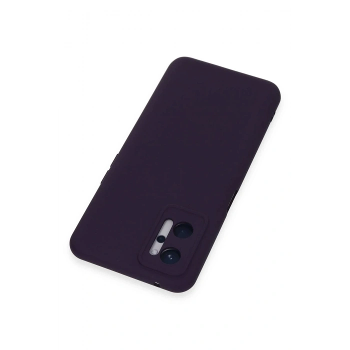 Realme 9i 4G Kılıf Nano içi Kadife Silikon - Mor