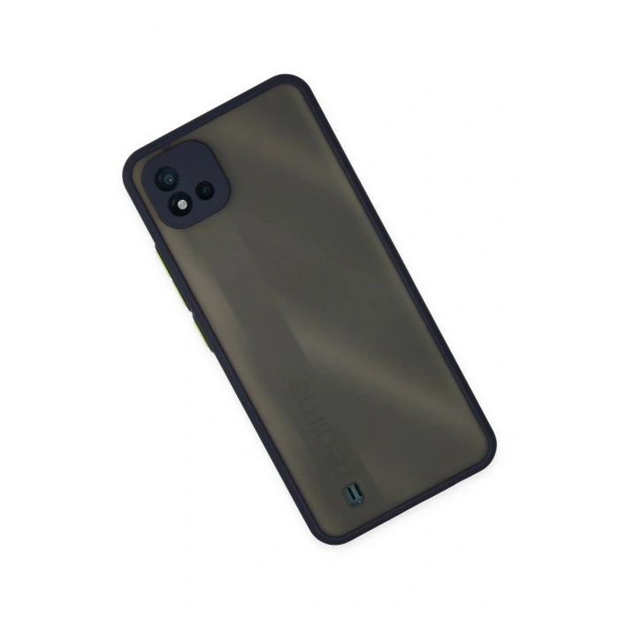 Realme C11 2021 Kılıf Montreal Silikon Kapak - Lacivert