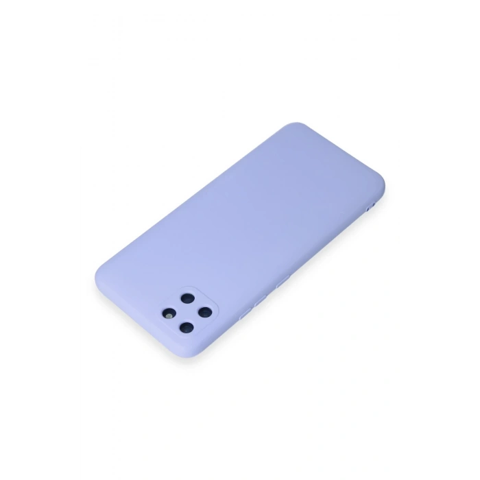 Realme C11 Kılıf Nano içi Kadife Silikon - Lila
