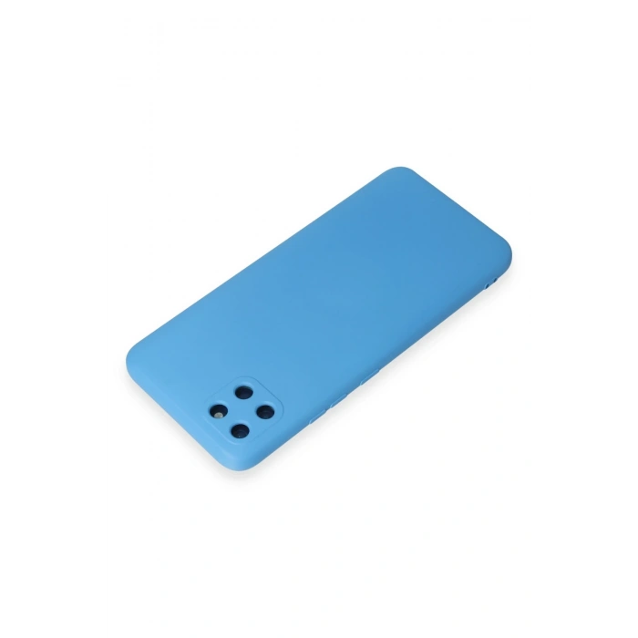 Realme C11 Kılıf Nano içi Kadife Silikon - Mavi