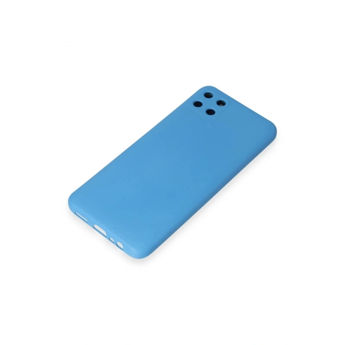 Realme C11 Kılıf Nano içi Kadife Silikon - Mavi