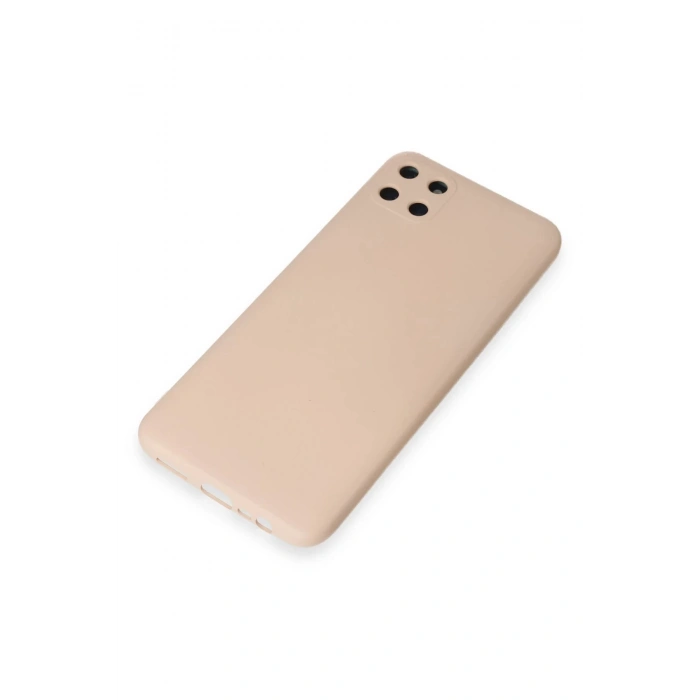 Realme C11 Kılıf Nano içi Kadife Silikon - Pudra