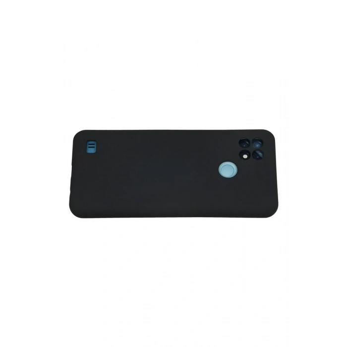 Realme C21 Kılıf Nano içi Kadife Silikon - Lacivert