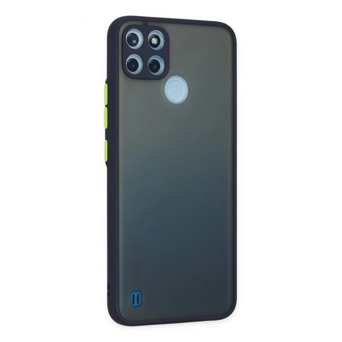 Realme C21Y Kılıf Montreal Silikon Kapak - Lacivert