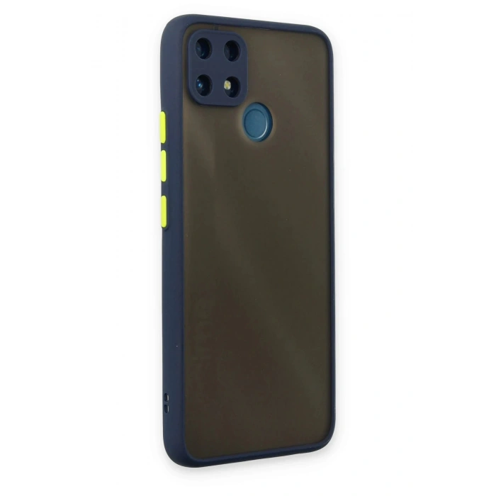 Realme C25 Kılıf Montreal Silikon Kapak - Lacivert