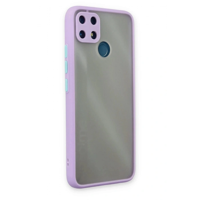 Realme C25 Kılıf Montreal Silikon Kapak - Mor